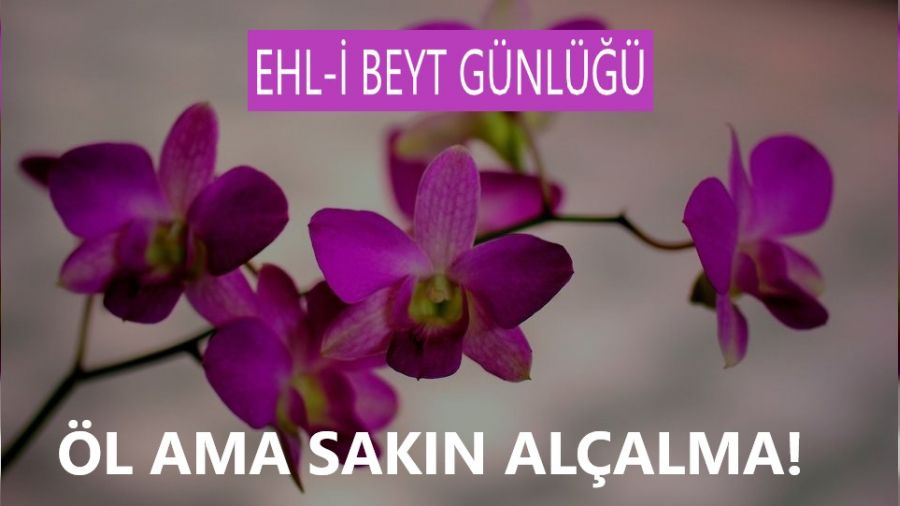 ‘Öl ama sakın alçalma!’