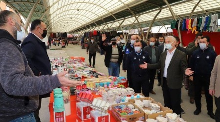 Pazarcı esnafından 2 ay sergi yeri ücreti alınmayacak