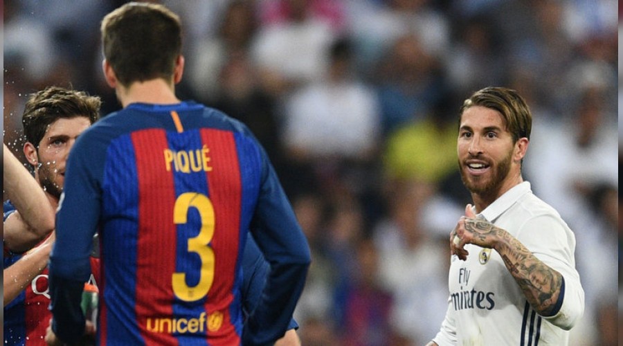 Pique'den Real Madrid'e a��r g�nderme