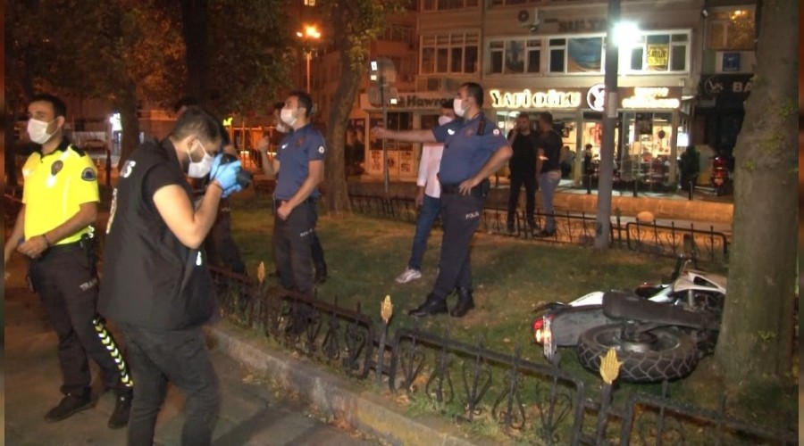 Polisinten kaçarken kaza yaptı