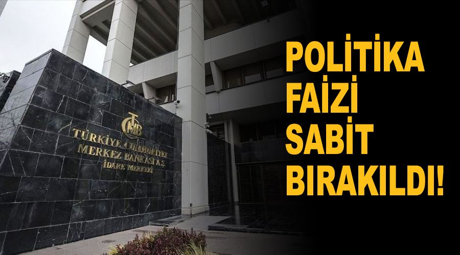 Politika faizi y�zde 17'de sabit b�rak�ld�