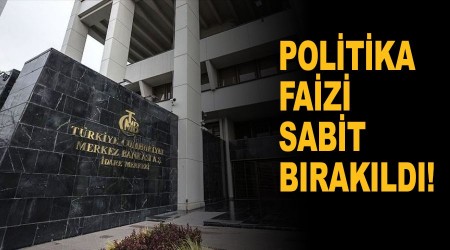 Politika faizi yzde 17'de sabit brakld