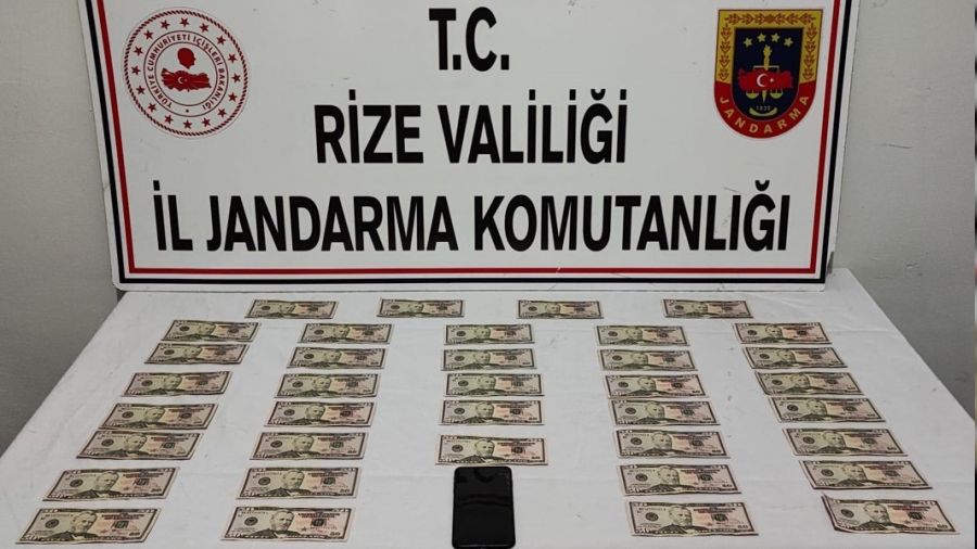 Rize'de 'sahte dolar' operasyonu