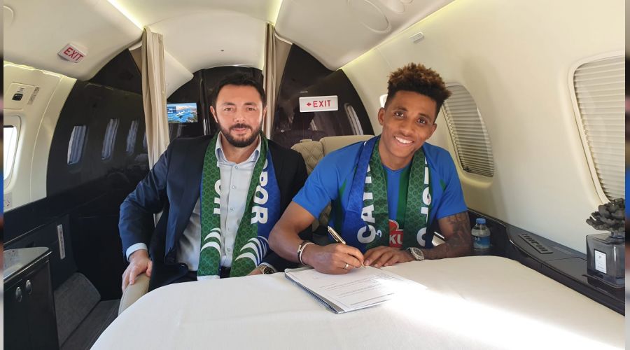 Rizespor, Gedson'a havaalanında imza attırdı