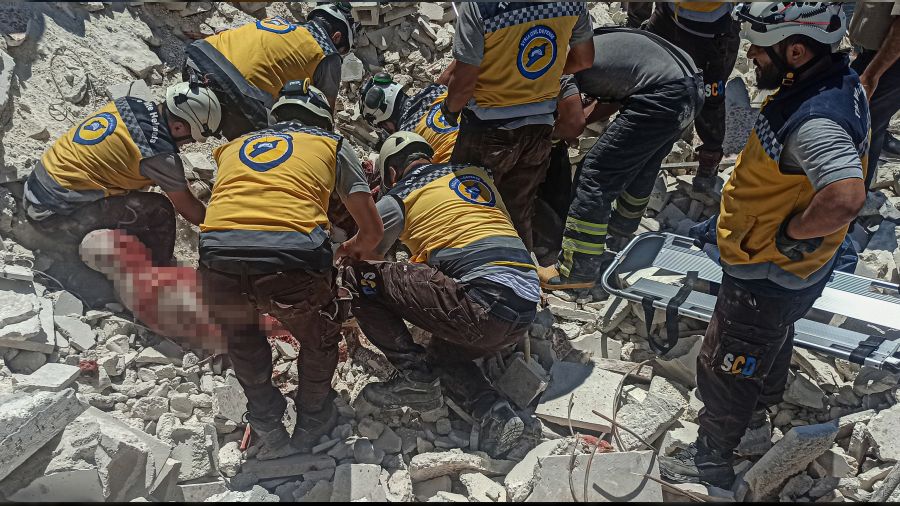 Rus sava� u�aklar� Suriye'de kan d�kt�