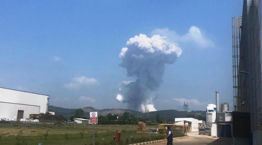 Sakarya'da b�y�k patlama 