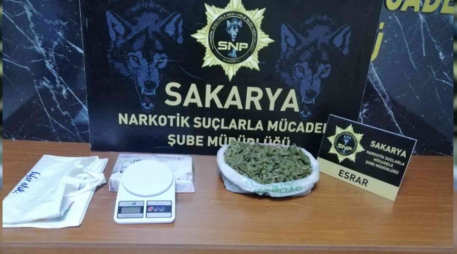 Sakarya'da uyu�turucu operasyonu: 4 g�zalt�