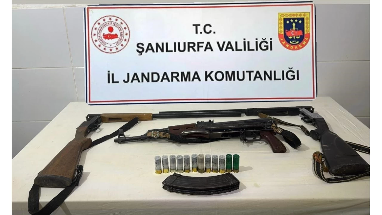 �anl�urfa'da ruhsats�z silah operasyonu: 3 g�zalt�