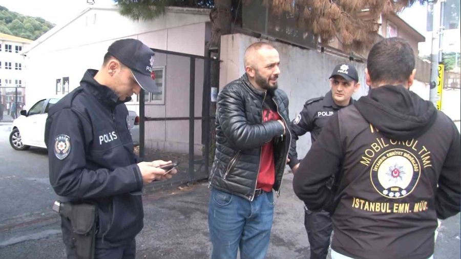 Sarıyer'de okul önünde denetim
