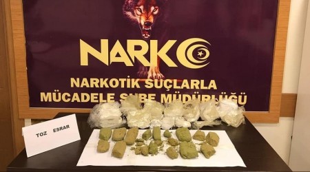 Şehirlerarası otobüslerden uyuşturucu çıktı