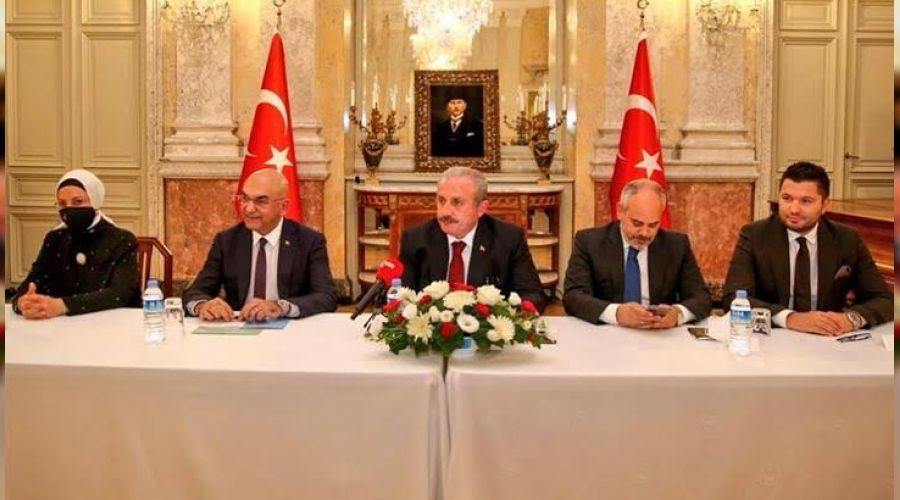 �entop, Viyana T�rk toplumu temsilcilerini kabul etti