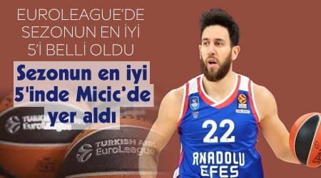 Sezonun en iyi 5'inde Micic de yer aldı
