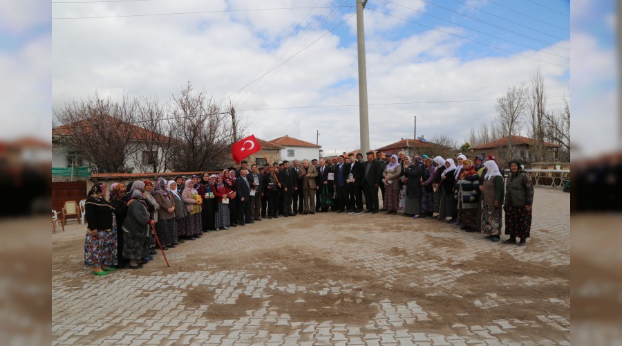 Sigara içilmeyen köye teşekkür belgesi