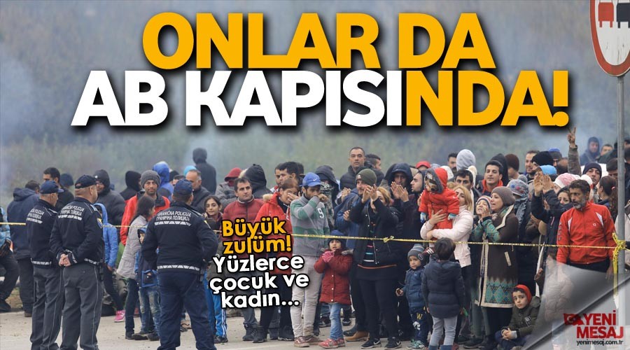 S���nmac�lar AB kap�s�nda bekliyor
