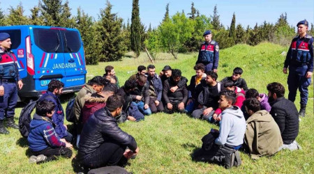 Snr tanmyorlar... Krklareli'nde 156 kaak gmen yakaland