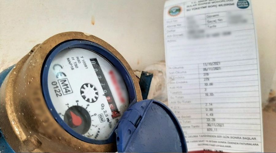 Sinop'ta 3 y�l sonra suya y�zde 20 zam