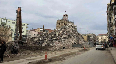 Sinop'ta Tarihi Saat Kulesi gün yüzüne çıktı