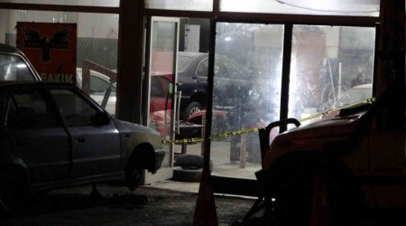 Sobaya tiner kutusunu attı, dehşeti yaşadı