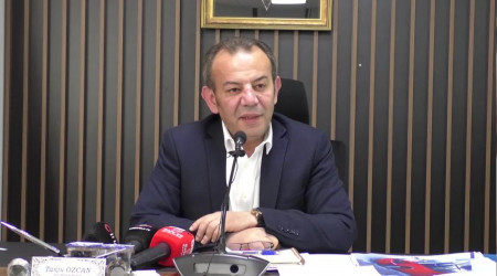 Tanju Özcan yürüyüşe hazırlanıyor