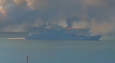 Tansiyon ykseliyor, Moskova kruvazr batt