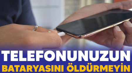 Telefonunuzun bataryasn ldrmeyin