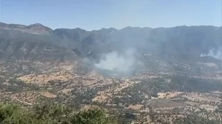 Terr rgt PKK, Irak'n kuzeyinde ormanlar yakmaya balad