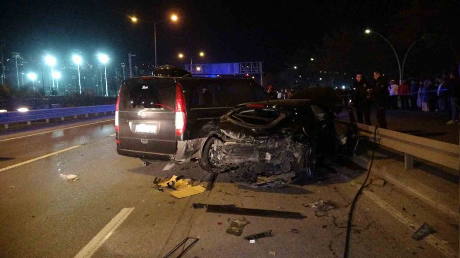 Trabzon'da zincirleme trafik kazas�: 1 �l�, 5 yaral�
