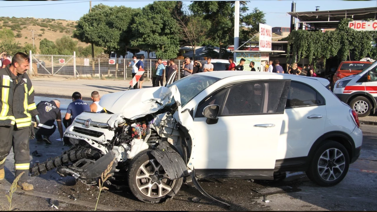 Trafikte bilan�o a��r