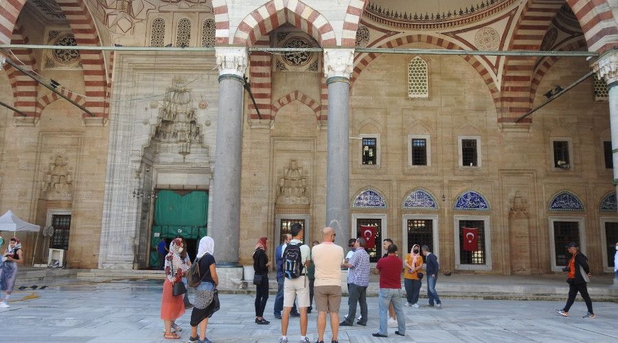 Turist rehberler, Selimiye'ye hayran kald