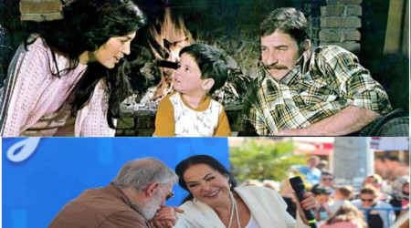 Türkan Şoray ve Ahmet Mekin seneler sonra aynı karede