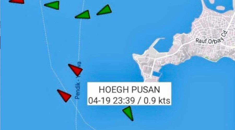 Tuzla'da gemi karaya oturdu