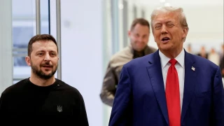 Ukrayna Devlet Ba�kan� Zelenskiy, ABD Ba�kan� Trump'la g�r��mesini de�erlendirdi