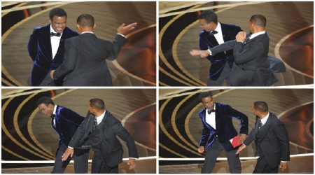 Ünlü aktör Oscar töreninde sunucuya tokat attı, ortalık buz kesti