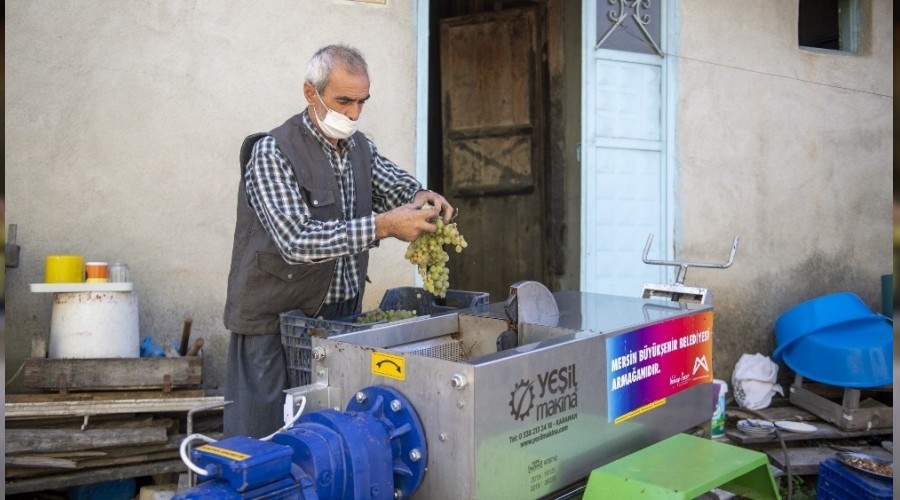 �z�m suyu art�k makinelerle elde ediliyor