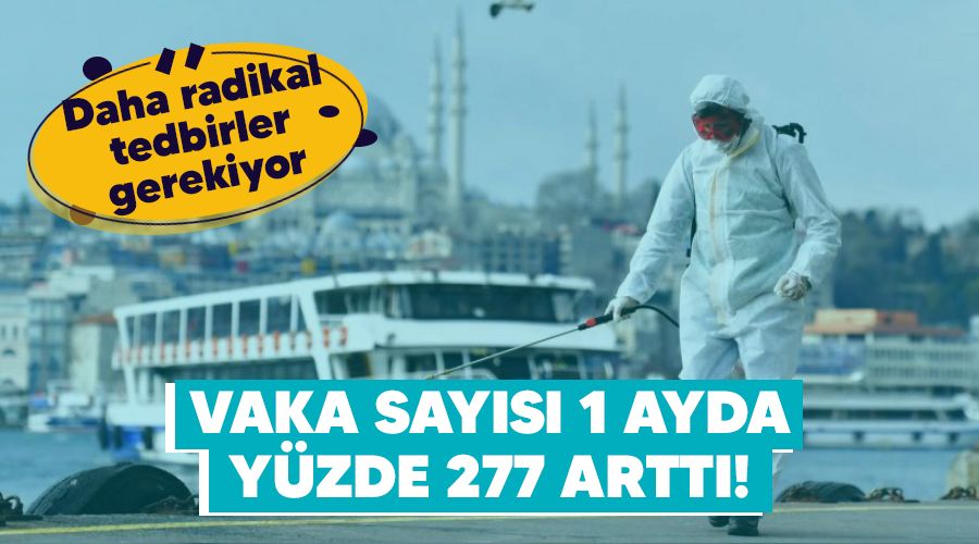 Vaka sayısı 1 ayda yüzde 277 arttı!