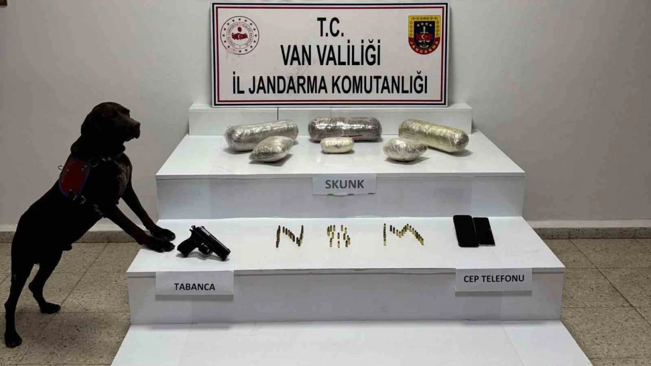 Van'da 4 kilo 311 gram skunk ele geçirildi