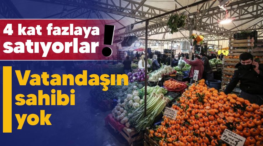 Vatandan sahibi yok, 4 kat fazlaya satyorlar!