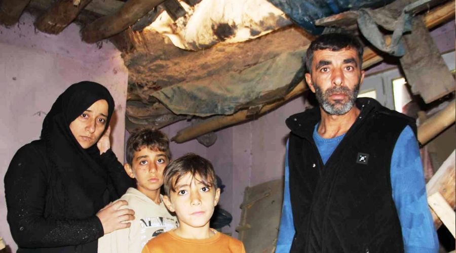 Yamurda toprak evin dam kt