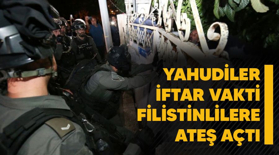 Yahudiler iftar vakti Filistinlilere ateş açtı, FHKC'den 'sabrımız tükeniyor' açıklaması geldi
