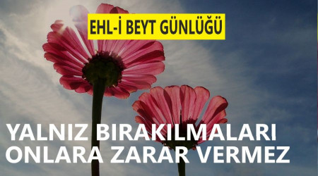 Yalnız bırakılmaları onlara zarar vermez