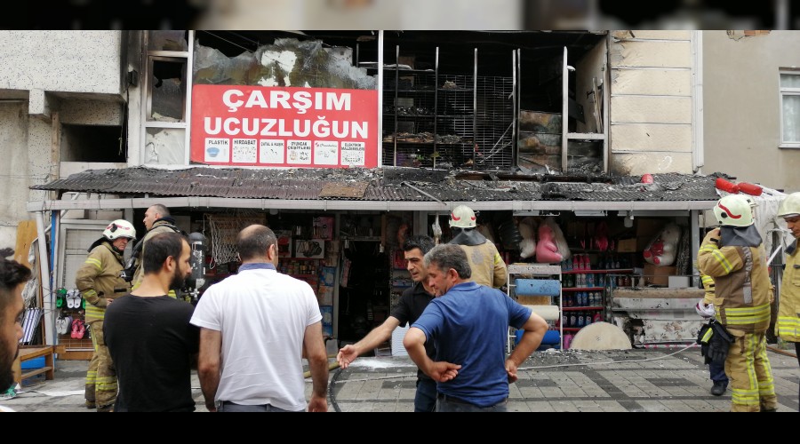 Yangından mal kaçırdılar