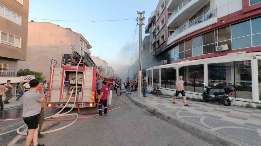 Yatağan'da korkutan yangın
