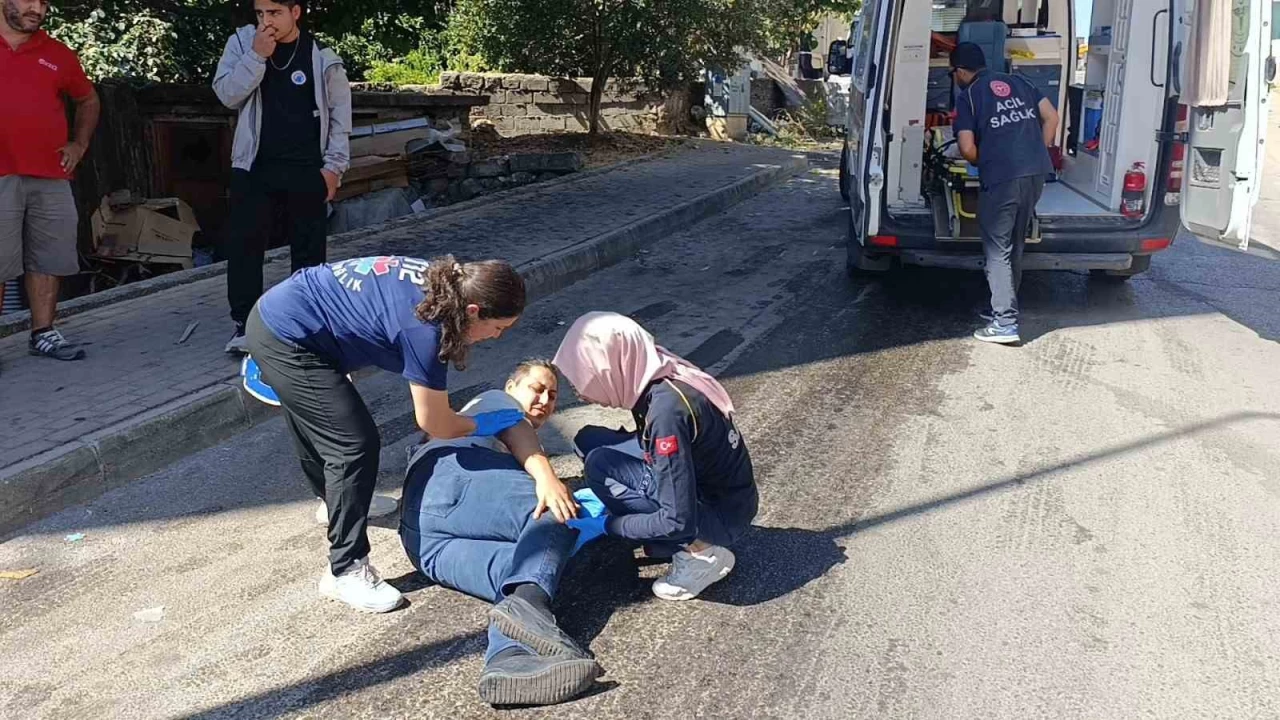 Yola dklen sv madde kaza yaptrd: 1 yaral