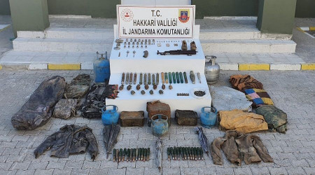 Yksekova'da ok sayda mhimmat ele geirildi