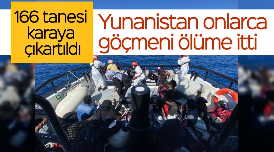 Yunanistan onlarca göçmeni ölüme itti