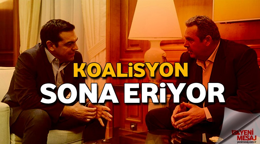 Yunanistan'da koalisyon sona eriyor