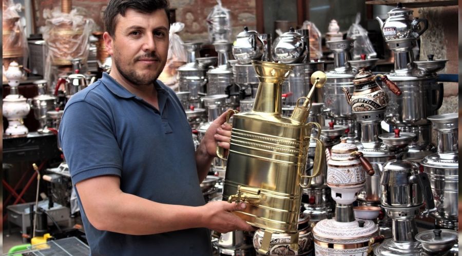 200 yıllık el emeği: Yassı semaver