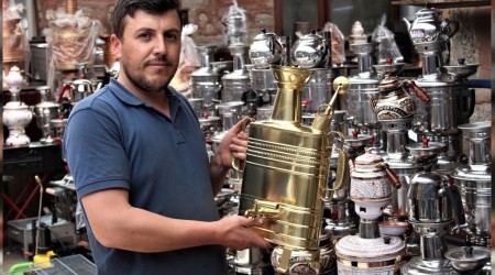 200 yıllık el emeği: Yassı semaver