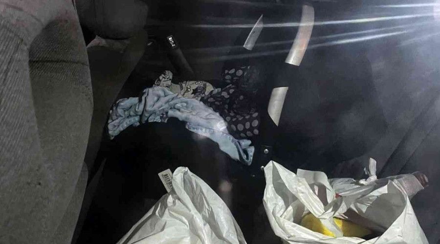 4 aylık bebeklerini arabada kilitleyip alışverişe gittiler