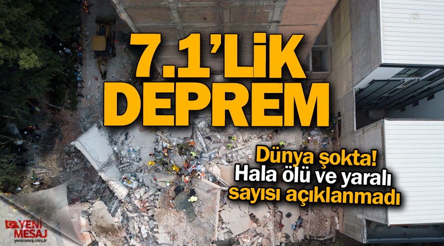 7.1'lik depremde �len yok!